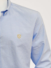 Rodia - Lightblue | Egyszínű hosszú ujjú férfi ing - Invictus (v.kék)