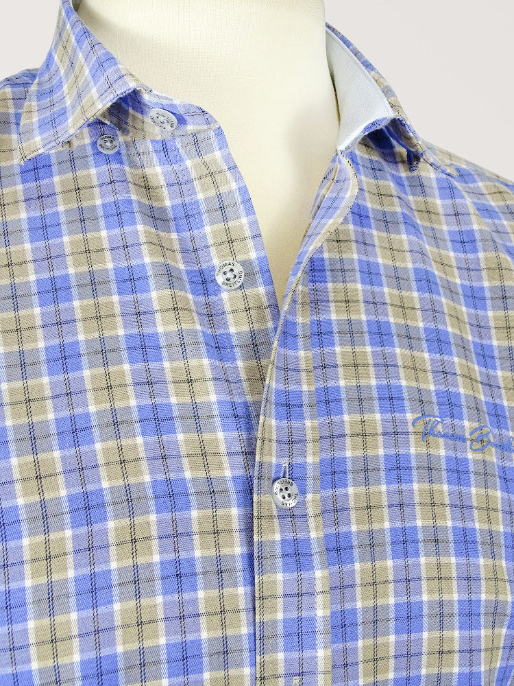 Ascona - Blue, beige, white